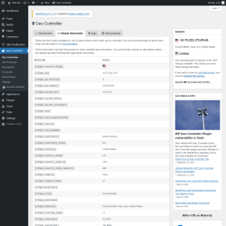Page screenshot: Geo Controller →  Simple Shortcodes