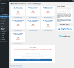 Page screenshot: Geo Controller →  Activate Unlimited