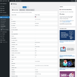 Page screenshot: Geo Controller → Debug Mode