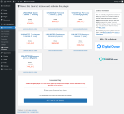 Page screenshot: Geo Controller →  Activate Unlimited