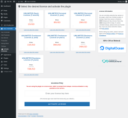 Page screenshot: Geo Controller →  Activate Unlimited