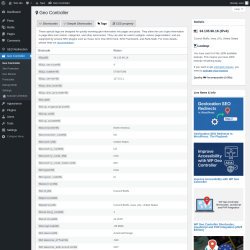 Page screenshot: Geo Controller →  Tags