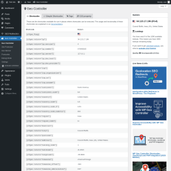 Page screenshot: Geo Controller