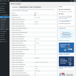 Page screenshot: Geo Controller
