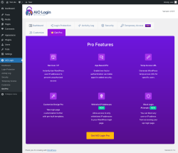 Page screenshot: AIO Login → Get Pro