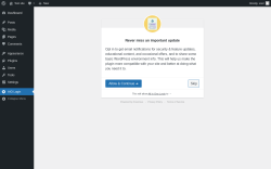 Page screenshot: All in One Login ‹ Test site — WordPress
