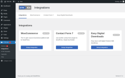 Page screenshot: GTM Kit 1 → Integrations