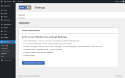 Page screenshot: GTM Kit 1 → Upgrades