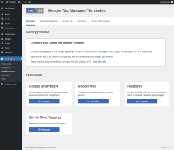 Page screenshot: GTM Kit 1 → GTM Templates