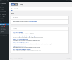 Page screenshot: GTM Kit 1 → Help