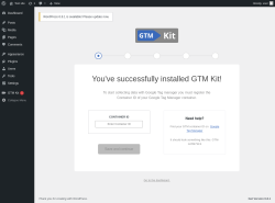 Page screenshot: ‹ Test site — WordPress