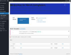 Page screenshot: Mesh