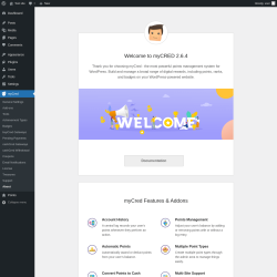 Page screenshot: myCred → About