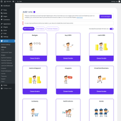 Page screenshot: myCred → Add-ons