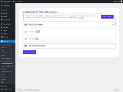 Page screenshot: myCred → cashCred Gateways