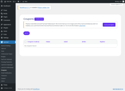 Page screenshot: myCred → Coupons