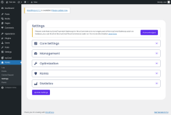 Page screenshot: Points → Settings