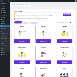 Page screenshot: myCred → Add-ons