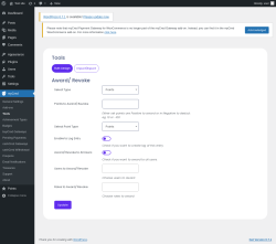 Page screenshot: myCred → Tools