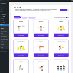 Page screenshot: myCred → Add-ons