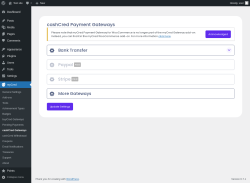 Page screenshot: myCred → cashCred Gateways