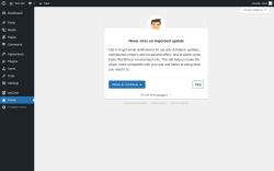 Page screenshot: Points ‹ Test site — WordPress