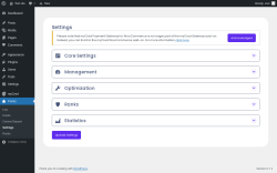Page screenshot: Points → Settings