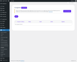 Page screenshot: myCred → Coupons