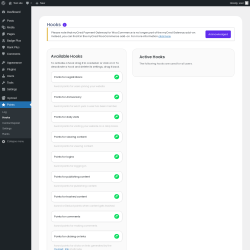 Page screenshot: Points → Hooks