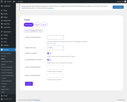 Page screenshot: myCred → Tools