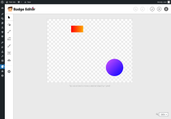 Page screenshot: myCred → Badge Editor