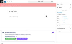 Page screenshot: Rank Plus → Add New Rank
