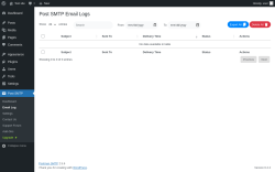 Page screenshot: Post SMTP → Email Log