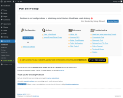 Page screenshot: Post SMTP