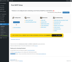 Page screenshot: Post SMTP