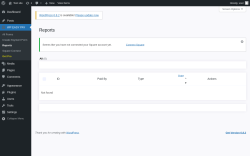 Page screenshot: WP EASY PAY → Reports