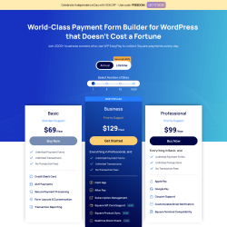 Page screenshot: WP EASY PAY → Get Pro