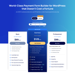 Page screenshot: WP EASY PAY → Get Pro
