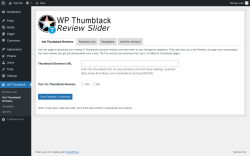 Page screenshot: WP Thumbtack → Get Thumbtack Reviews