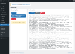 Page screenshot: Trip Summary → System logs