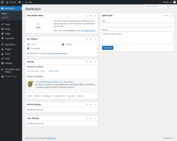 Page screenshot: Dashboard ‹ Test site — WordPress