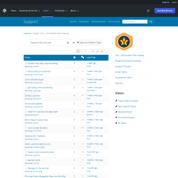 Page screenshot: Yet Another Stars Rating → Support Forum